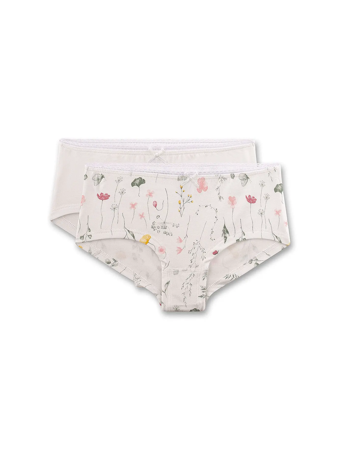 SANETTA | Mädchen Pants 2er Pkg. white pebb | 